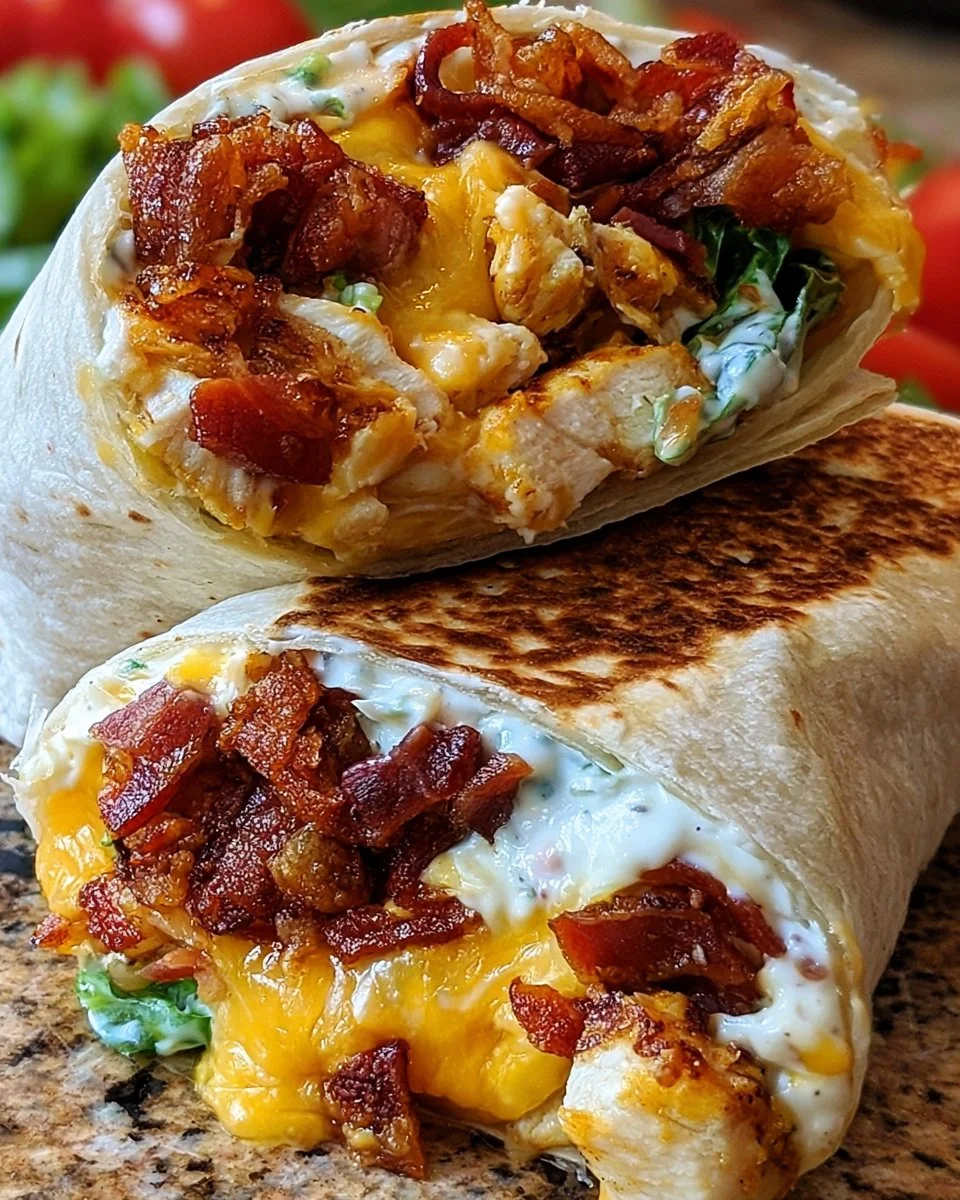 Cheesy Bacon Ranch Wraps