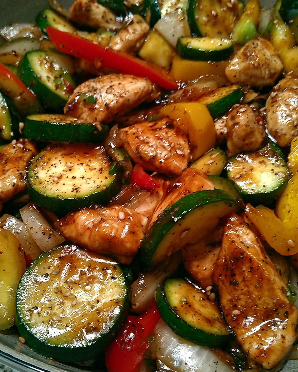 Chicken Zucchini Stir Fry