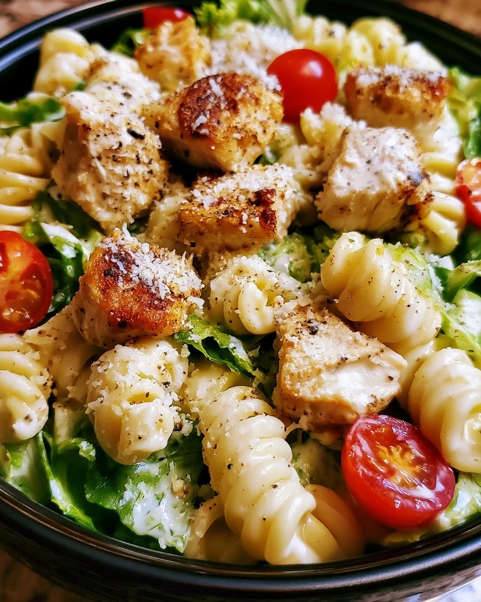 Chicken Caesar Pasta Salad
