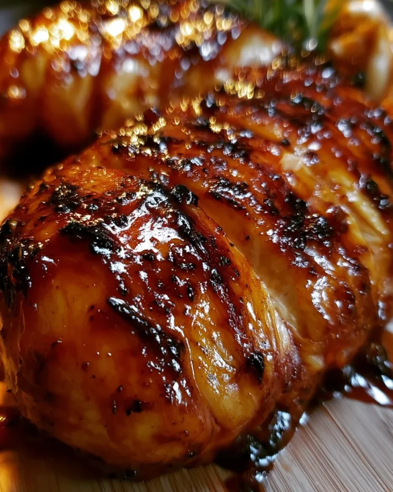 Delicious Crockpot BBQ Chicken served on a platter with barbecue sauce