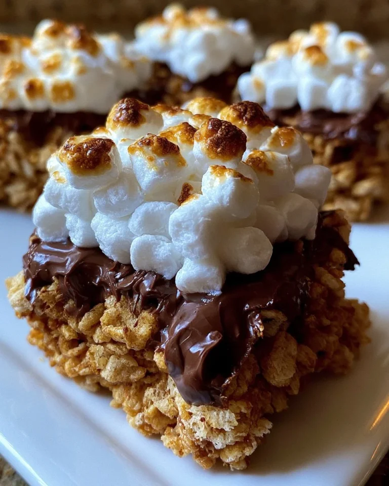 Golden Grahams S'mores Bars recipe with marshmallows and chocolate