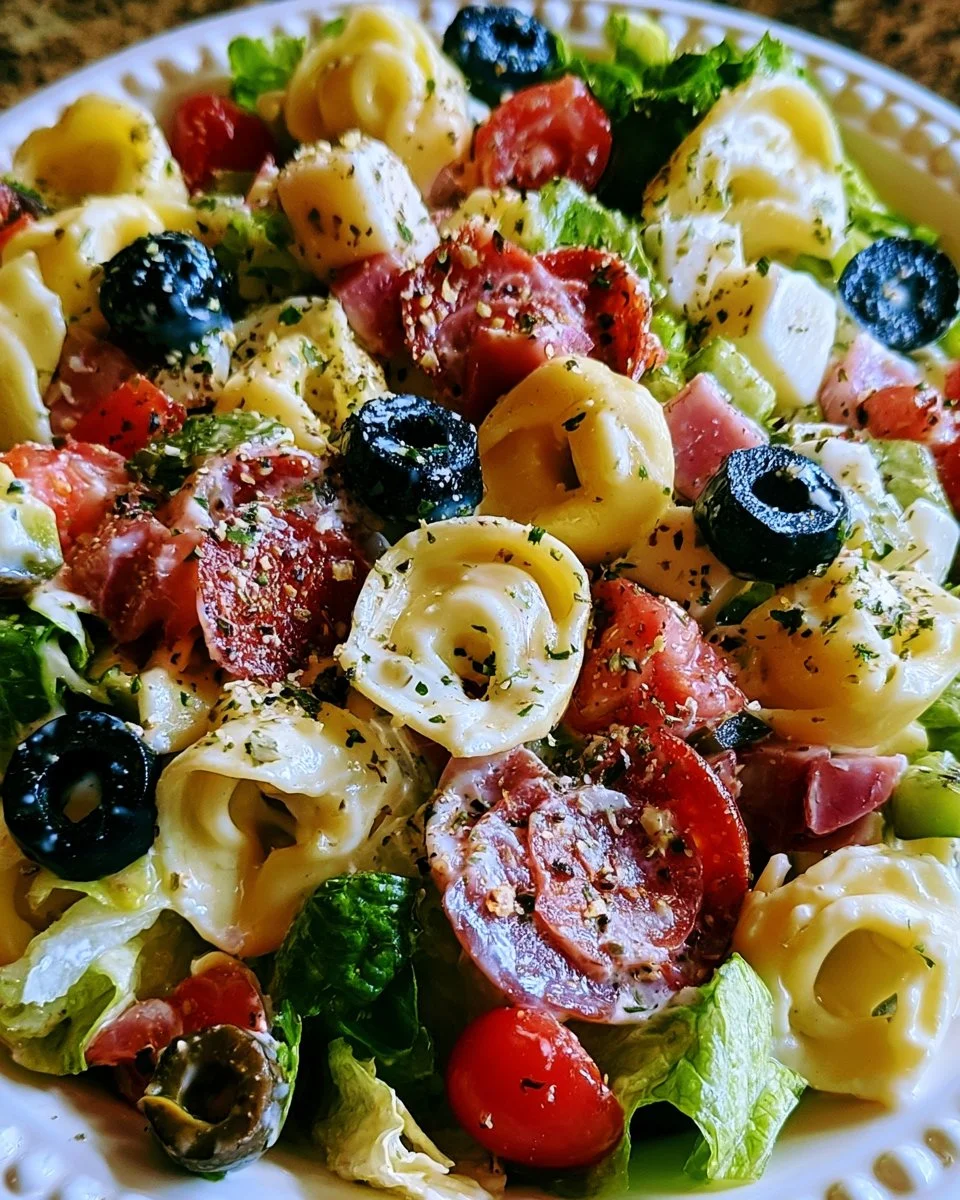 Italian Grinder Tortellini Salad