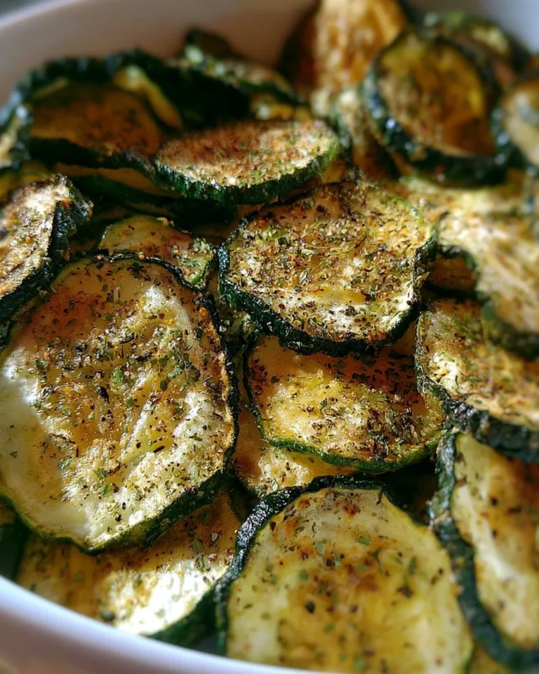 A bowl of Ranch Cucumber Chips, healthy snack with creamy ranch flavor.